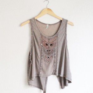 Free People Open Back Tank Top